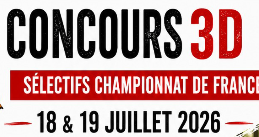 Concours 3D - 18 et 19 Juillet 2026
