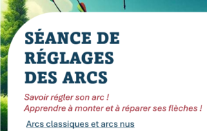 Réglages Arcs nus et Arcs classiques