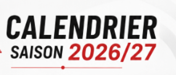 Calendrier 2026/27