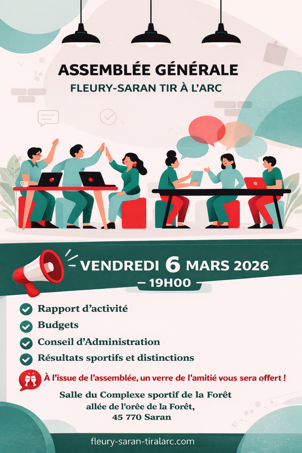 ASSEMBLEE GENERALE - Salle du Complexe Sportif de la Forêt